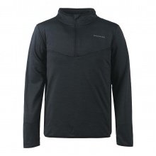 Endurance Fleece'owy sweter Ledger Midlayer z zamkiem błyskawicznym czarny męski